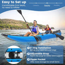 Premium 12FT 2-Person Inflatable Tandem Kayak Kit With Pump And Paddles (SAK94816)