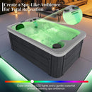 Nuvia Premium 2-Person Outdoor Hot Tub W/ 15 Stainless Steel Jets (SAK92015)