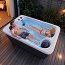 Nuvia Premium 2-Person Outdoor Hot Tub W/ 15 Stainless Steel Jets (SAK92015)