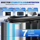 FCP Premium 2XL 148 Gal Cold Plunge Tub Kit With 1/3 HP Chiller, Filter, And Pump (SAK70245)
