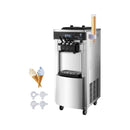 Premium 3-Flavors 20-28L/H Commercial Soft Serve Yogurt Ice Cream Machine Maker (SAK97524)