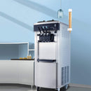 Premium 3-Flavors 20-28L/H Commercial Soft Serve Yogurt Ice Cream Machine Maker (SAK97524)