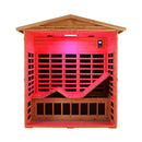 Thermora Kora Deluxe 3-Person Outdoor Full Spectrum Low EMF Infrared Home Sauna With Bluetooth Speakers And LED Reading Light (SAK14098)