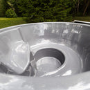 Premium 4-Person Fully-Assembled ThermoWood Wood-Fired Hot Tub (SAK14528)