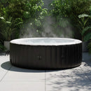 Premium Large 4-Person Inflatable Hot Tub Kit With 8-Color LED Lights (SAK20759)