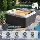 Nuvia Premium 4-Person Outdoor Hot Tub W/ 23 Stainless Steel Jets (SAK29185)
