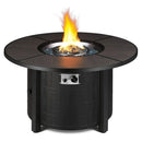 Alora Premium 42-Inch Outdoor 50K BTU Propane Patio Gas Fire Pit Coffee Table W/ Cover (SAK95331)