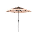 Alora Premium 6-Piece Bar Patio Furniture Set With Umbrella, Swivel Chairs, And Cushions (SAK90375)