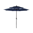 Alora Premium 6-Piece Bar Patio Furniture Set With Umbrella, Swivel Chairs, And Cushions (SAK90375)