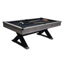 Premium 7FT Wood Billiards Pool Snooker Table Game Set With X-Shaped Legs (SAK32091)