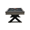 Premium 7FT Wood Billiards Pool Snooker Table Game Set With X-Shaped Legs (SAK32091)