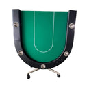 Premium 94-Inch Foldable 10-Player Poker Table With Wheels (SAK43087)