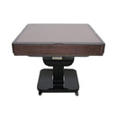 Premium Automatic Folding Mahjong Table With Walnut Finish, Two Set Of 166 40MM Numbered Tiles, And Hard Table Cover (SAK41893)