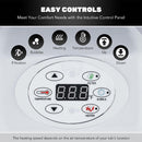 Premium 7FT Blow Up 6-Person Sauna Pool Hot Tub With 130 Jets (SAK63510)