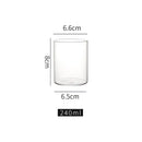 Premium clear glass highball cup set – dining room drinkware