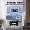 Commercial 21-31 L/H 3-Flavor Freestanding Soft Serve Ice Cream Machine Maker (SAK21874)