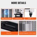 Commercial 21-31 L/H 3-Flavor Freestanding Soft Serve Ice Cream Machine Maker (SAK21874)