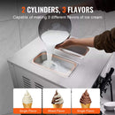 Commercial 21-31 L/H 3-Flavor Freestanding Soft Serve Ice Cream Machine Maker (SAK21874)