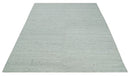 Premium Contemporary loop Pile Ivory Hand woven wool Area Rug