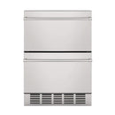 Premium 5.3 Cu.Ft Double Drawer Stainless Steel Built-In Wine Beverage Undercounter Refrigerator (SAK92576)