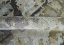 Premium Hand knotted Camel, Silver, Olive and Charcoal modern Abstract wool and Silk Blended 8x10 Area Rug