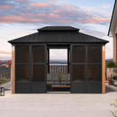 Alora Prestige Premium Hardtop Double Top Outdoor Patio Solarium Sunroom (SAK43078)