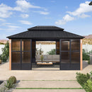 Alora Prestige Premium Hardtop Double Top Outdoor Patio Solarium Sunroom (SAK43078)