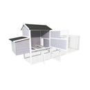 Large Heavy-Duty 113-Inch Outdoor Anti-UV Waterproof Wooden Chicken Coop Hen House (SAK32684)
