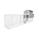 Large Heavy-Duty 113-Inch Outdoor Anti-UV Waterproof Wooden Chicken Coop Hen House (SAK32684)
