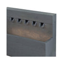 Alora Premium Outdoor Contemporary Modern Rectanglar Decorative Water Fountain, Gray (SAK09215)