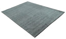 Premium Silver, gray and charcoal Contemporary Design 9x12 Hand knotted wool Area Rug
