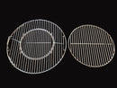 Premium stainless grate for 22 kettle package (grate with pop out center and stainless charcoal grate)
