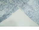Premium Style Silver and Gray Traditional Medallion 5x8 Hand loom Viscose Area Rug