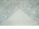 Premium Style Traditional Large Design Gray, Silver and Beige 5.6x7.9 Viscose Area Rug