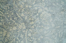 Premium Style Traditional Large Design Gray, Silver and Beige 5.6x7.9 Viscose Area Rug