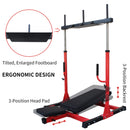 Rovix Premium Vertical Leg Press Machine With Adjustable Back And Head Rests For Home Gyms, 660LBS (SAK34819)