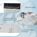 Premium Window Room Air Conditioner Unit With Remote, 6000/8000 BTU (SAK63172)