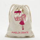 Princess Ballerina Custom Drawstring Sack