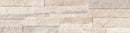 Veneer World Pro Ledgestone Ridge White Quartz Look Porcelain Accent Tiles 6x24