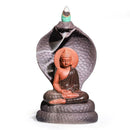 Snake Backflow Incense Burner With Buddha