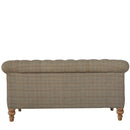 Multi Tweed 2 Seat Chesterfield