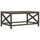 Industrial Cross Metal Coffee Table