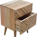 Lille 2 Drawer Bedside