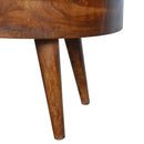 Chestnut Rounded Coffee Table