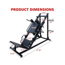 Rovix Professional Adjustable Leg Press Hack Squat Machine For Home Gyms (SAK74330)