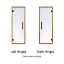 Prosaunas 24X73-Inch Aspen Prehung Tinted Glass Sauna Door (SAK35741)