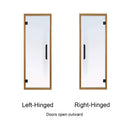 Prosaunas 24X73-Inch Thermo-Aspen Prehung Clear Glass Sauna Door (SAK17254)