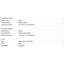 Prosaunas 36X81-Inch Thermo-Aspen Prehung ADA Tinted Glass Sauna Door (SAK73180)