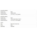 Prosaunas 36X81-Inch Thermo-Aspen Clear ADA Glass Sauna Door (SAK75841)