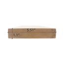 Prosaunas Alder 2X6 S4SEE SHP 4-Sides Eased Edges Sauna Bench Wood [Untreated] (SAK70162)